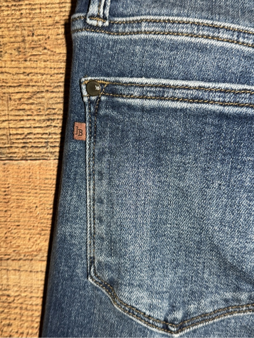 Judy Blue Dad Jeans Womens 5/27 Blue High Rise Raw Hem Straight Leg Relaxed Fit - Picture 8 of 13